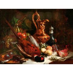 Still Life with Pheasant Painting Reproduction
