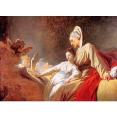 Education of the Virgin Painting Reproduction