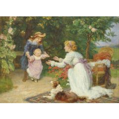 First Steps Painting Reproduction