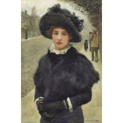 A Morning Walk Painting Reproduction