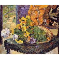 The Makings of a Bouquet Painting Reproduction