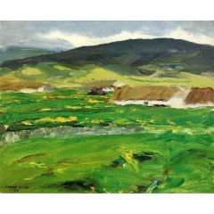 O’Malley Home, also known as Achill Island, County Mayo, Ireland Painting Reproduction