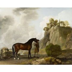 The Marquess of Rockingham’s Arabian Stallion Painting Reproduction