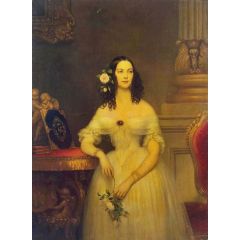 Portrait of Yekaterina Scherbatova Painting Reproduction
