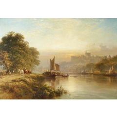 Windsor from the River Painting Reproduction
