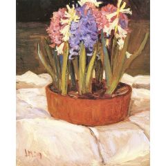 Hyacinths Painting Reproduction