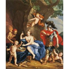 The Forge of Vulcan Painting Reproduction