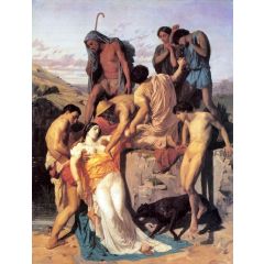 Zenobia Found by Shepherds on the Banks of the Araxes Painting Reproduction