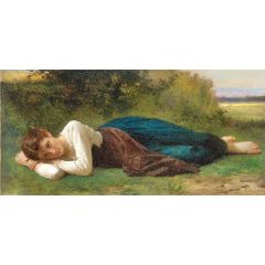 The Rest, also known as Jeune fille couchée Painting Reproduction
