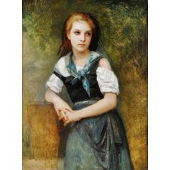 The Secret, study Painting Reproduction