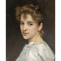 Portrait of Gabrielle Drienza Painting Reproduction