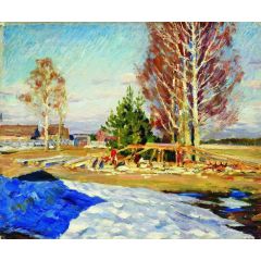 Spring Landscape Painting Reproduction