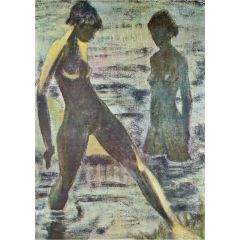 Large bathers Painting Reproduction
