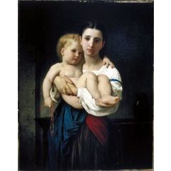 The Elder Sister (small version) Painting Reproduction