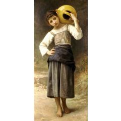 The Water Girl(also known as Young Girl Going to the Spring) Painting Reproduction