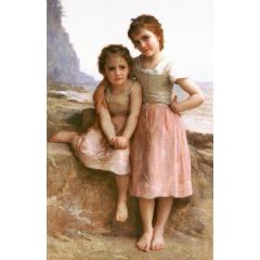 Sisters on the Shore Painting Reproduction