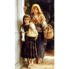 Little Beggars Painting Reproduction
