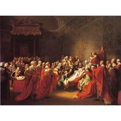 The Colapse of the Earl of Chatham in the House of Lords(also known as The Death of the Earl of Chatham) Painting Reproduction