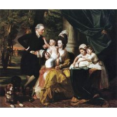 Sir William Pepperrell and Family Painting Reproduction