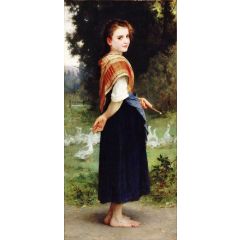The Goose Girl Painting Reproduction