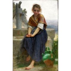 The Broken Pitcher Painting Reproduction