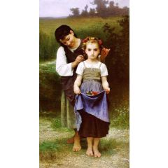 Crown of Flowers Painting Reproduction