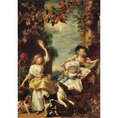 The Three Youngest Daughters of George III Painting Reproduction
