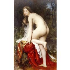 Bather Painting Reproduction