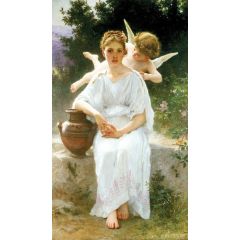 Cupid Whisperings Painting Reproduction