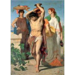 Kanephoros(also known as Canéphore) Painting Reproduction