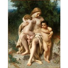 Cain and Abel(also known as La Première Discorde) Painting Reproduction