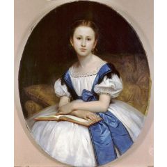 Portrait of Miss Brissac Painting Reproduction