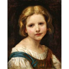 Portrait of a Girl Painting Reproduction