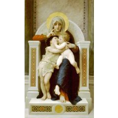 The Virgin, the Baby Jesus and Saint John the Baptist Painting Reproduction