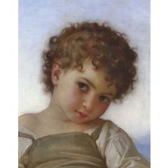 Child’s Head, study for the Cup of Milk Painting Reproduction