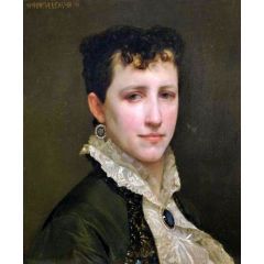 Portrait of Elisabeth Jane Gardner Painting Reproduction