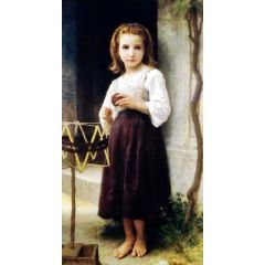 Child with a Ball of Wool Painting Reproduction