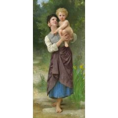 Brother and Sister Painting Reproduction