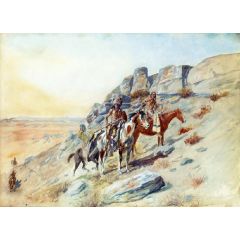 Sighting the Enemy Painting Reproduction