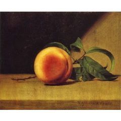 Still Life with Peach Painting Reproduction