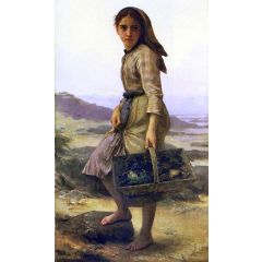 Fisherwoman Painting Reproduction