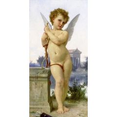 Cupid at Rest Painting Reproduction