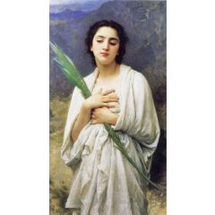 The Palm Leaf Painting Reproduction
