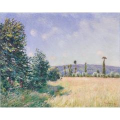 Sahurs Meadows in the Morning Sun Painting Reproduction