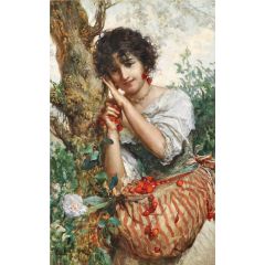 Cherry Time Painting Reproduction