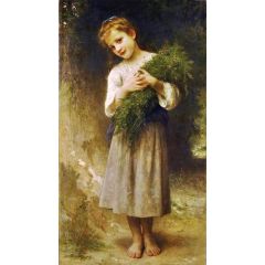 Back from the Fields Painting Reproduction
