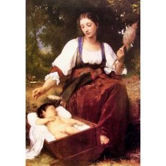 Lullaby(also known as Berceuse) Painting Reproduction