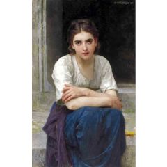 Reverie on the Edge(also known as Rêverie sur le seuil) Painting Reproduction