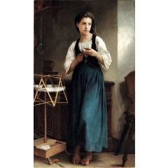 La Dévideuse Painting Reproduction