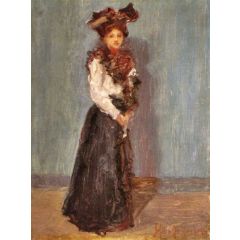 Portrait of Gertrude Painting Reproduction